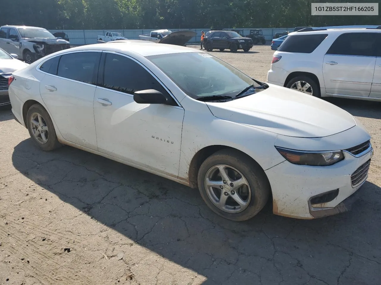 2017 Chevrolet Malibu Ls VIN: 1G1ZB5ST2HF166205 Lot: 59679744