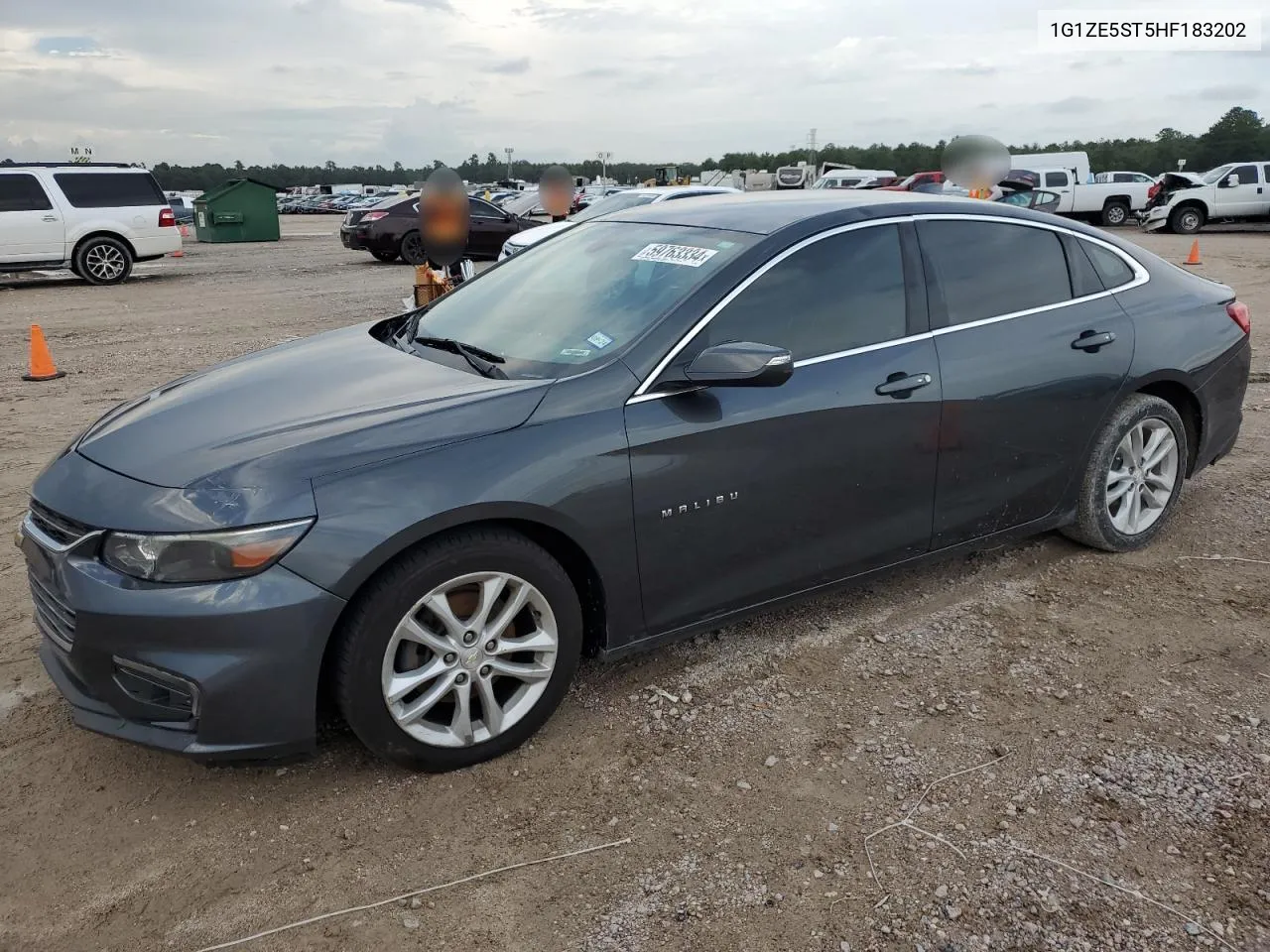 2017 Chevrolet Malibu Lt VIN: 1G1ZE5ST5HF183202 Lot: 59763334