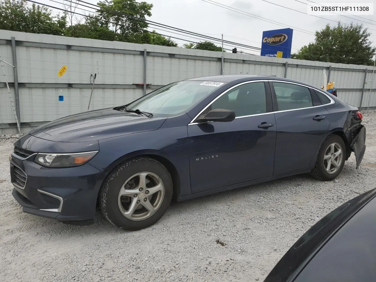 2017 Chevrolet Malibu Ls VIN: 1G1ZB5ST1HF111308 Lot: 59897914