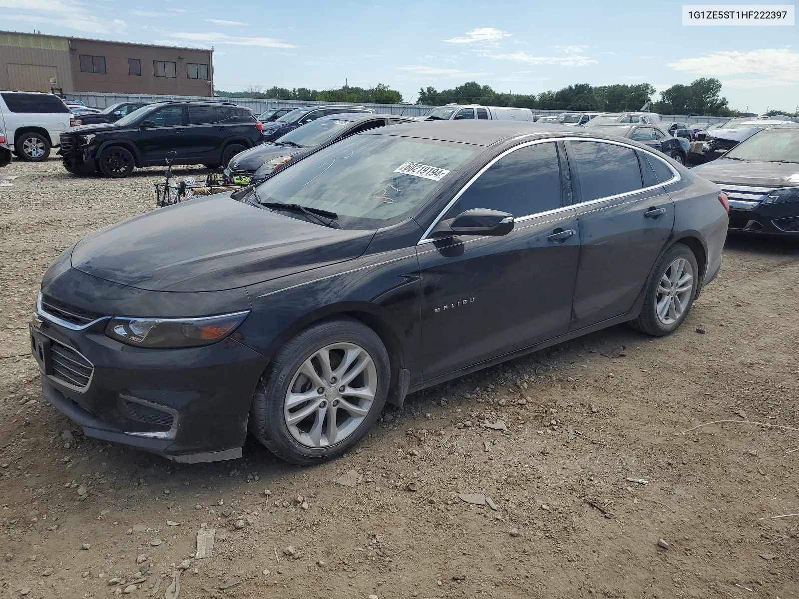 2017 Chevrolet Malibu Lt VIN: 1G1ZE5ST1HF222397 Lot: 60219194