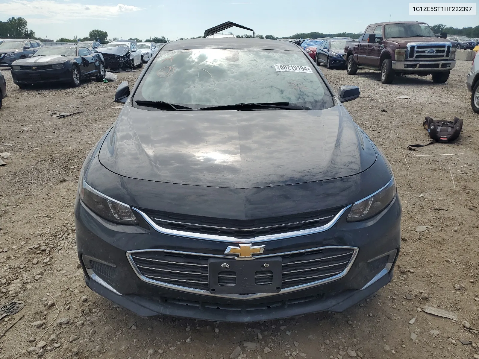 2017 Chevrolet Malibu Lt VIN: 1G1ZE5ST1HF222397 Lot: 60219194