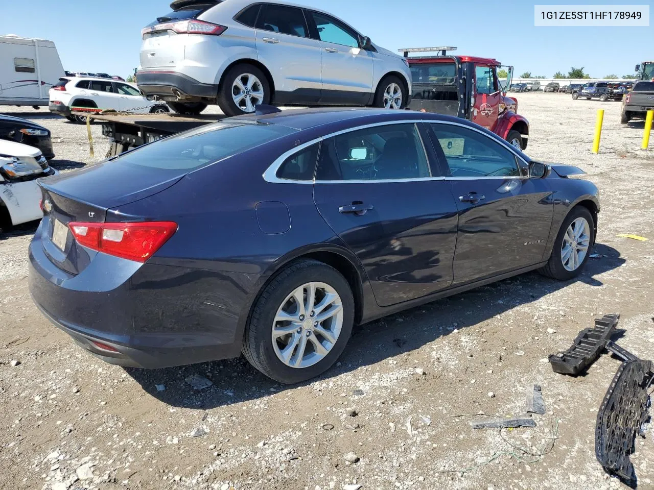 2017 Chevrolet Malibu Lt VIN: 1G1ZE5ST1HF178949 Lot: 60650684