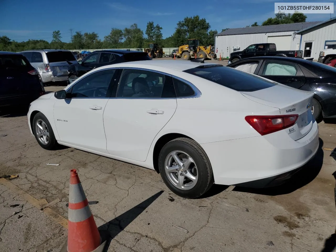 2017 Chevrolet Malibu Ls VIN: 1G1ZB5ST0HF280154 Lot: 60922724