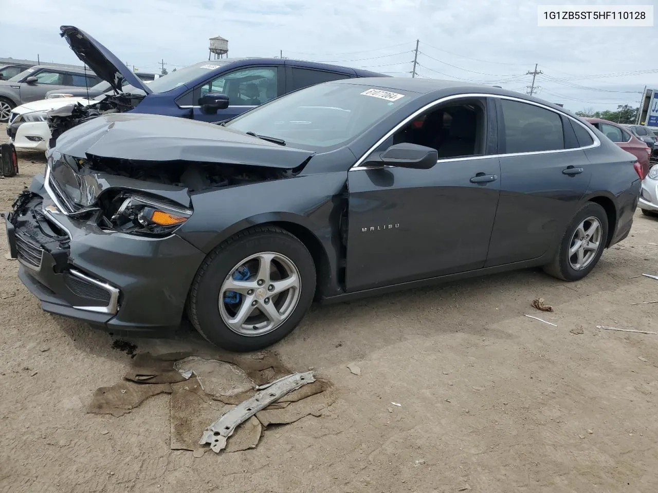 2017 Chevrolet Malibu Ls VIN: 1G1ZB5ST5HF110128 Lot: 61077064