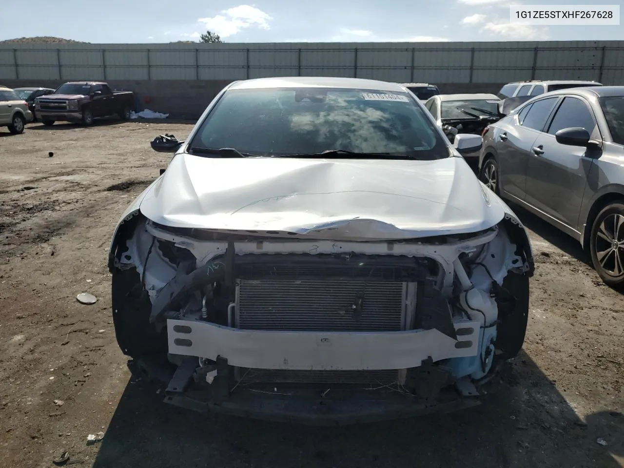 1G1ZE5STXHF267628 2017 Chevrolet Malibu Lt