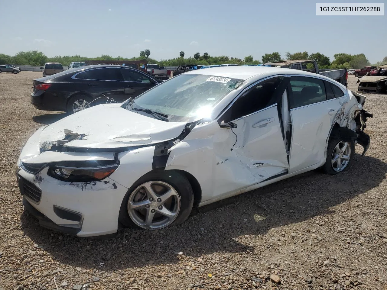 2017 Chevrolet Malibu Ls VIN: 1G1ZC5ST1HF262288 Lot: 61249224