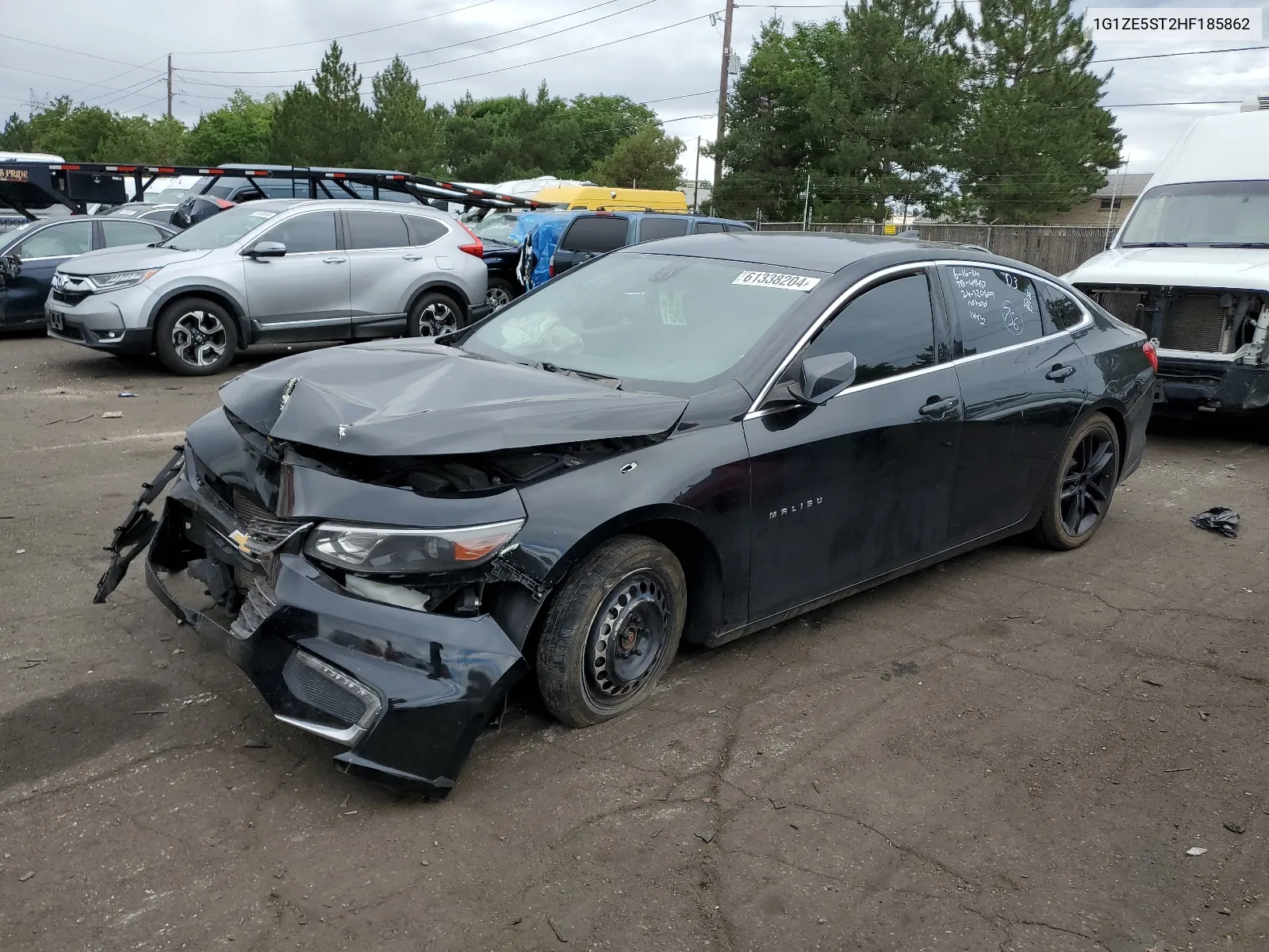 2017 Chevrolet Malibu Lt VIN: 1G1ZE5ST2HF185862 Lot: 61338204