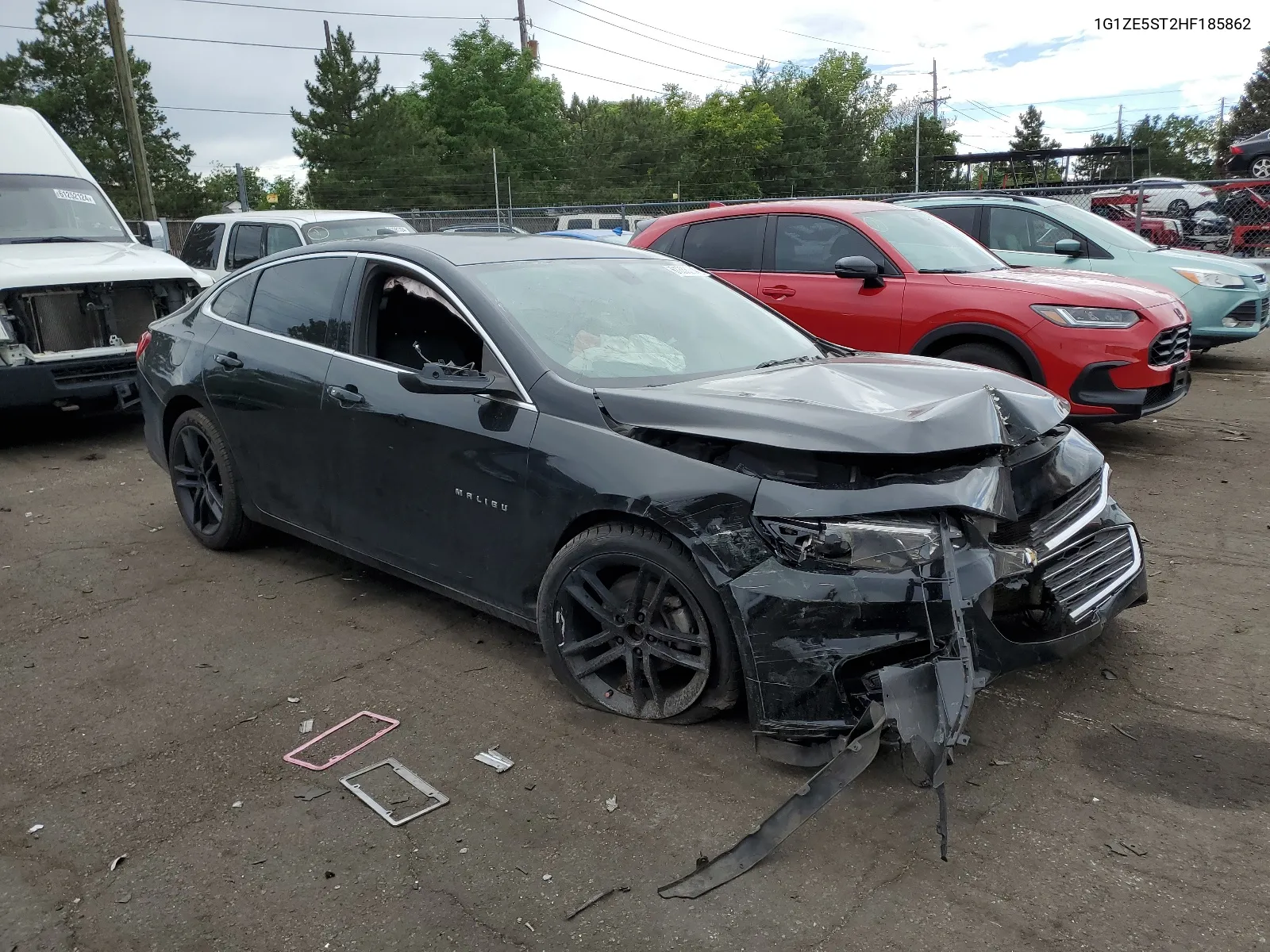 2017 Chevrolet Malibu Lt VIN: 1G1ZE5ST2HF185862 Lot: 61338204