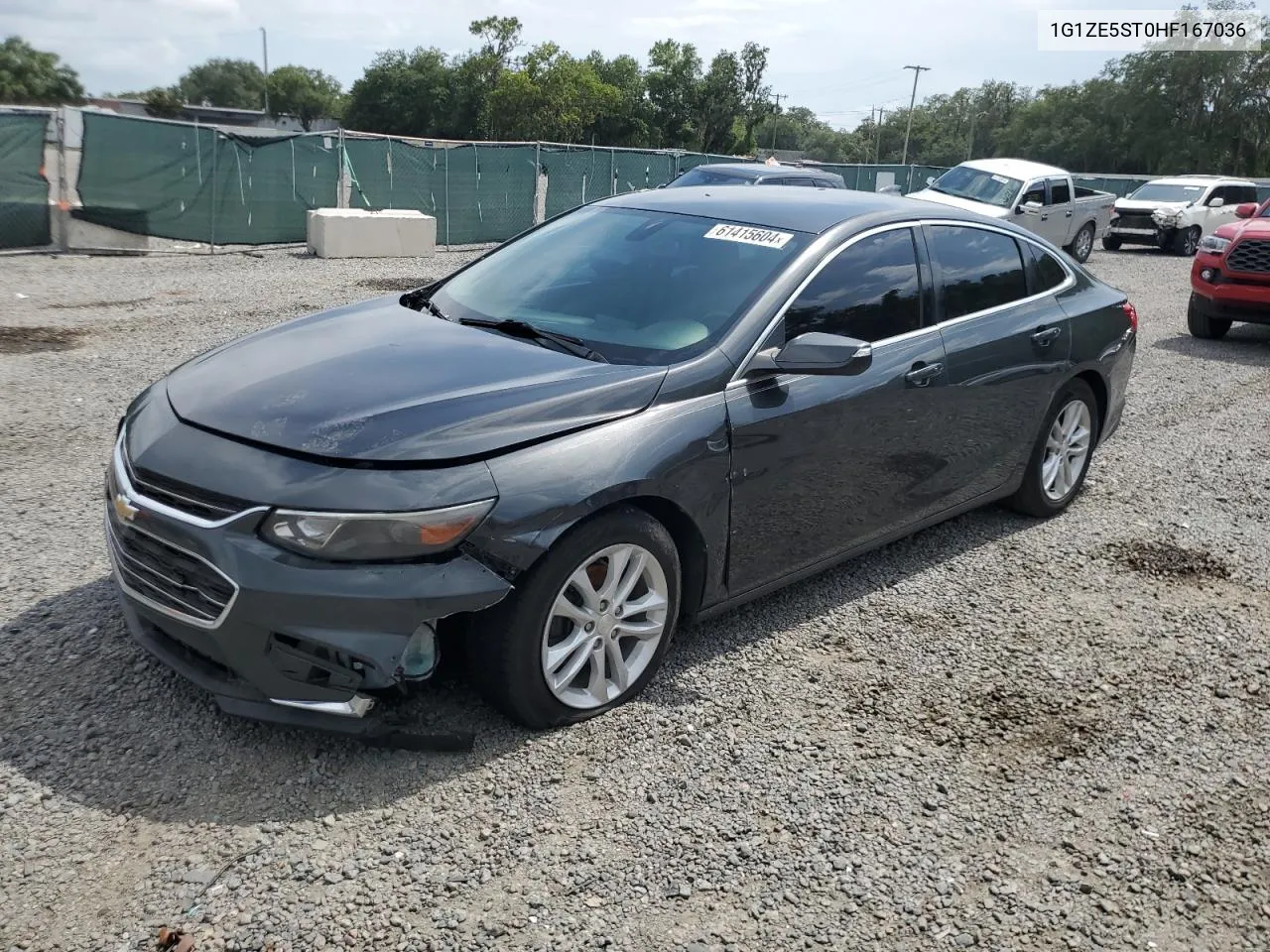 2017 Chevrolet Malibu Lt VIN: 1G1ZE5ST0HF167036 Lot: 61415604