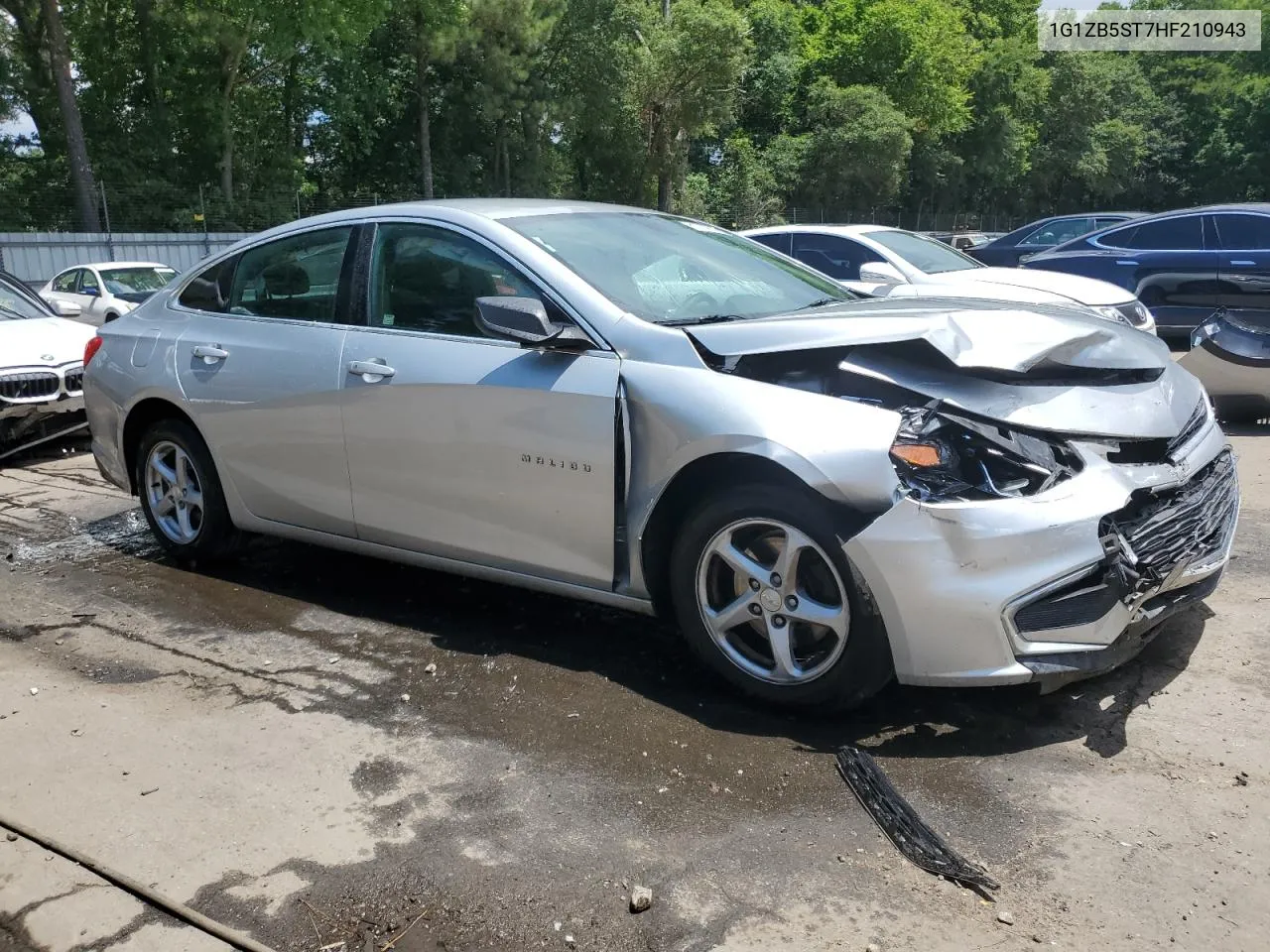 1G1ZB5ST7HF210943 2017 Chevrolet Malibu Ls