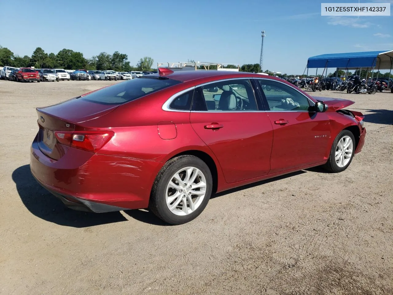 2017 Chevrolet Malibu Lt VIN: 1G1ZE5STXHF142337 Lot: 62329284