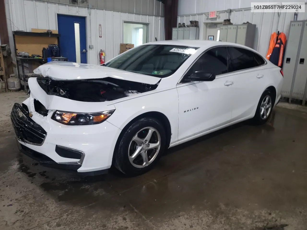 2017 Chevrolet Malibu Ls VIN: 1G1ZB5ST7HF229024 Lot: 62537584