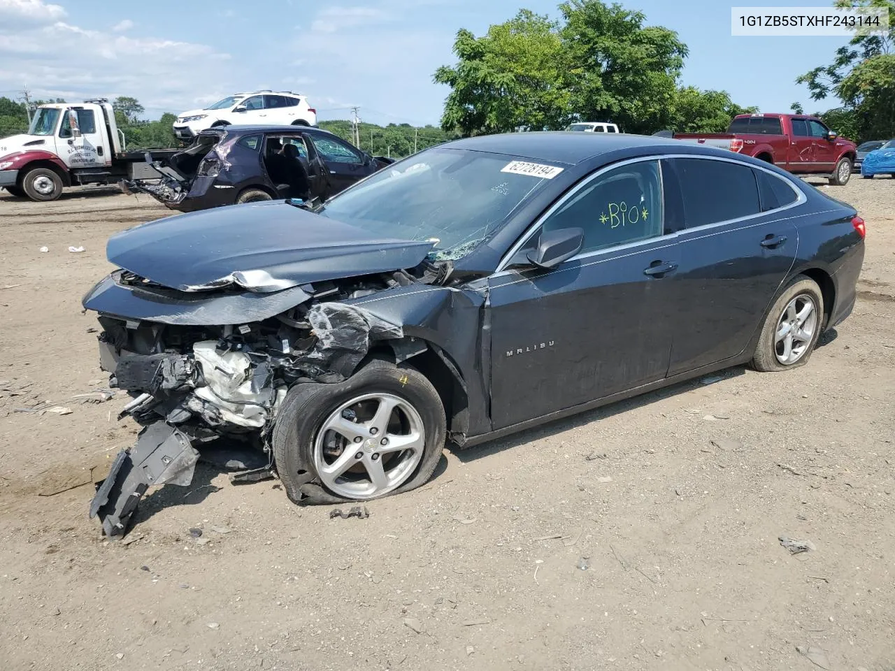 2017 Chevrolet Malibu Ls VIN: 1G1ZB5STXHF243144 Lot: 62728194