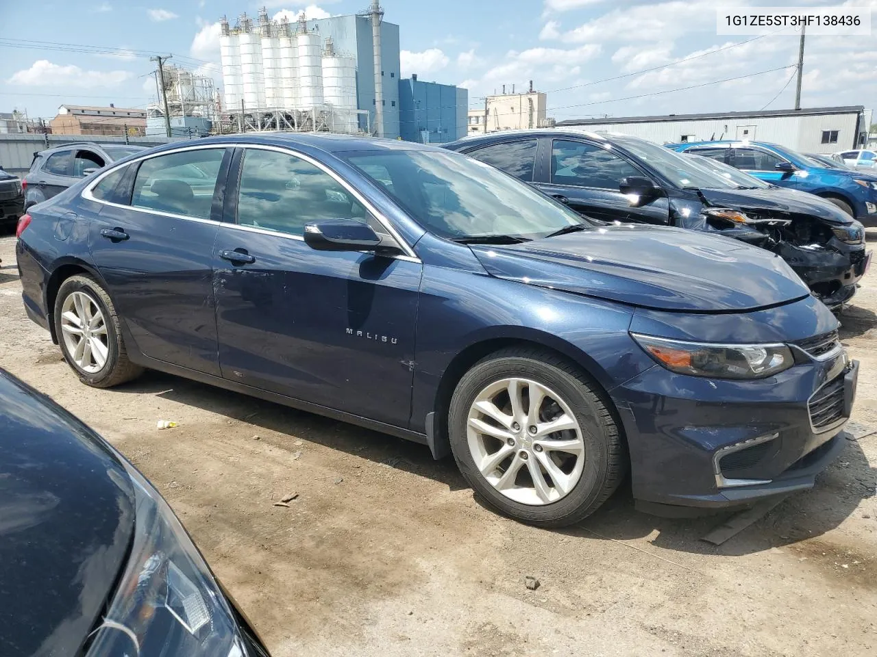 2017 Chevrolet Malibu Lt VIN: 1G1ZE5ST3HF138436 Lot: 63105964