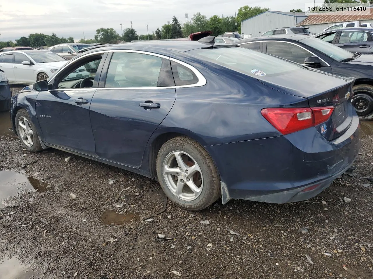 2017 Chevrolet Malibu Ls VIN: 1G1ZB5ST6HF116410 Lot: 63203434