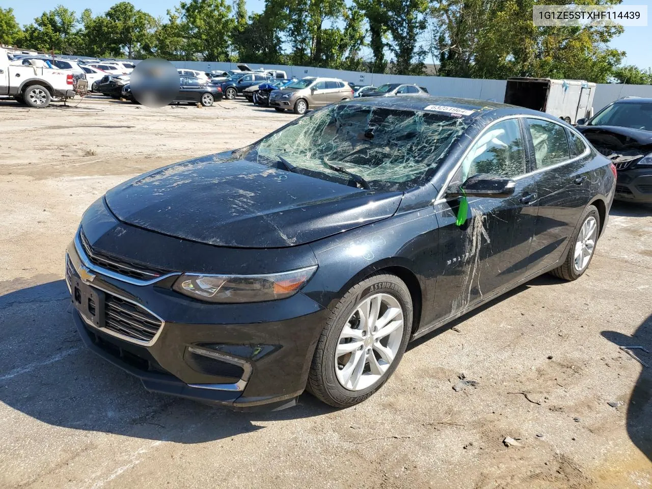 2017 Chevrolet Malibu Lt VIN: 1G1ZE5STXHF114439 Lot: 63251964