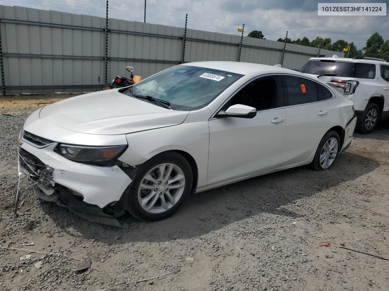 2017 Chevrolet Malibu Lt VIN: 1G1ZE5ST3HF141224 Lot: 63605574