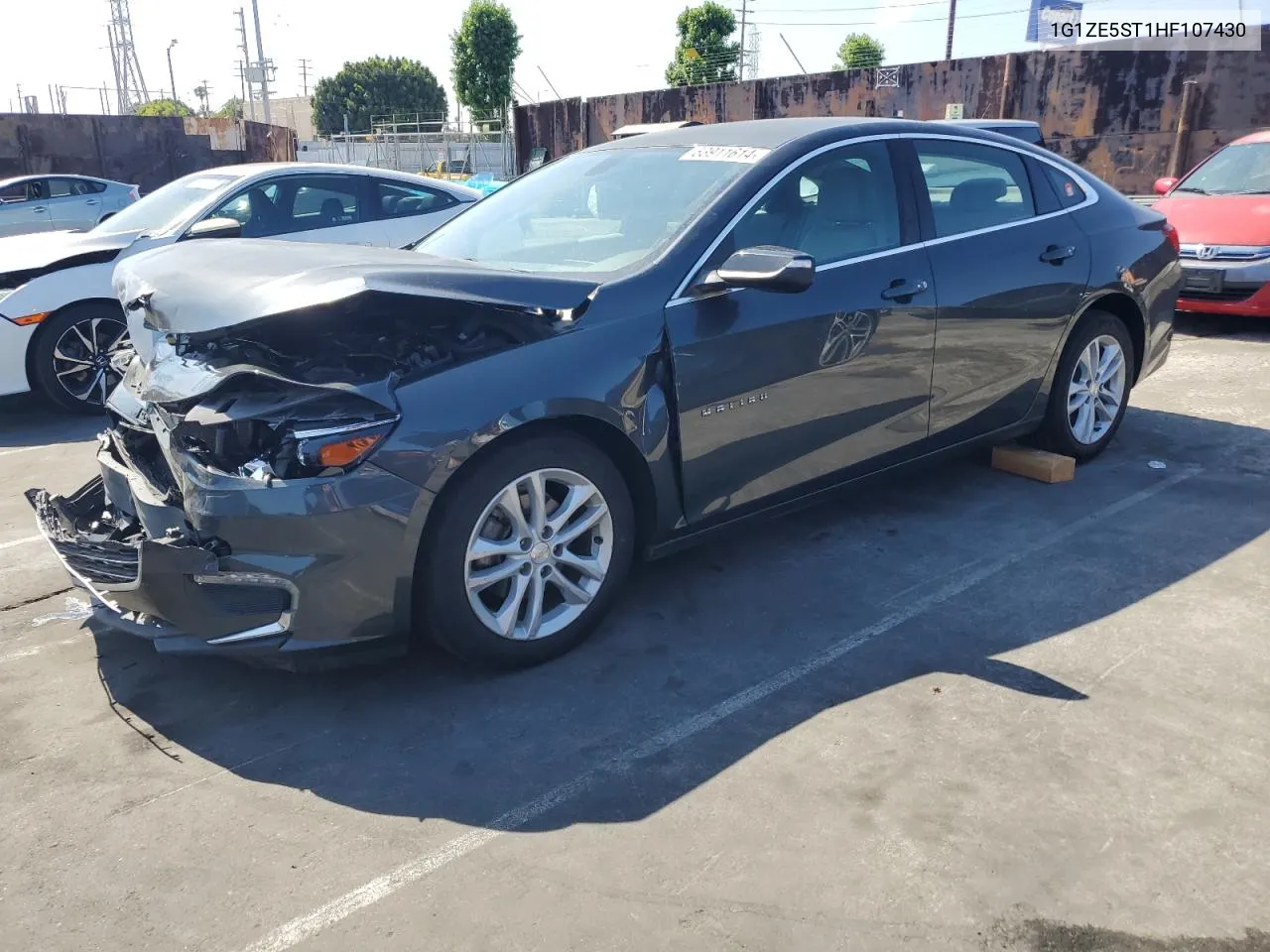 2017 Chevrolet Malibu Lt VIN: 1G1ZE5ST1HF107430 Lot: 63911614