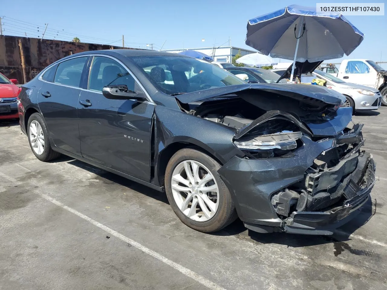 2017 Chevrolet Malibu Lt VIN: 1G1ZE5ST1HF107430 Lot: 63911614