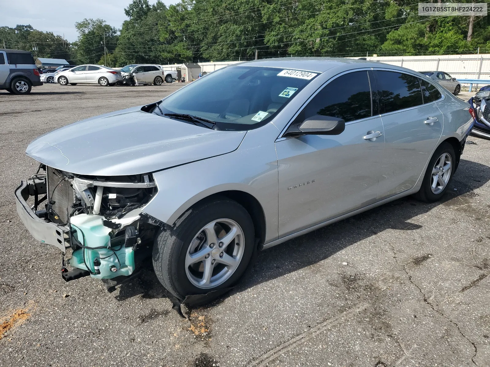 2017 Chevrolet Malibu Ls VIN: 1G1ZB5ST8HF224222 Lot: 64012904