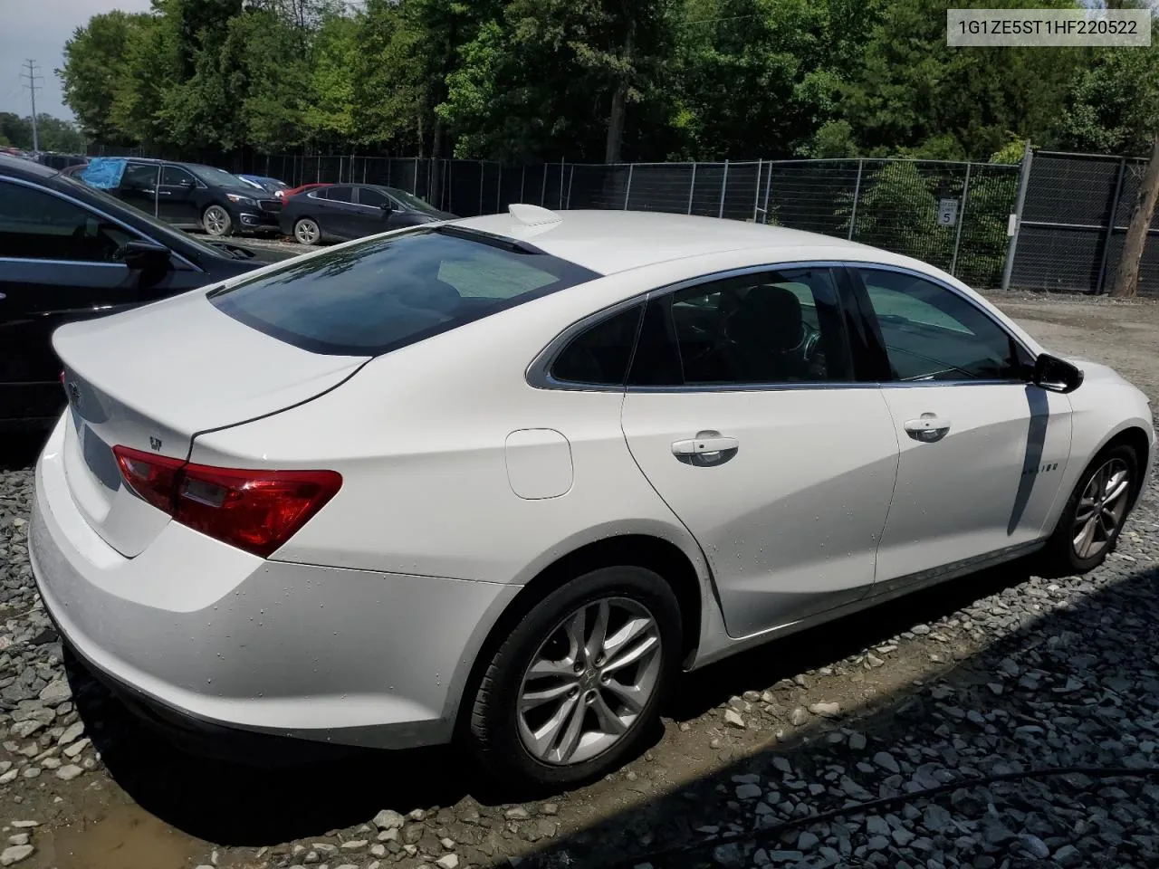 1G1ZE5ST1HF220522 2017 Chevrolet Malibu Lt