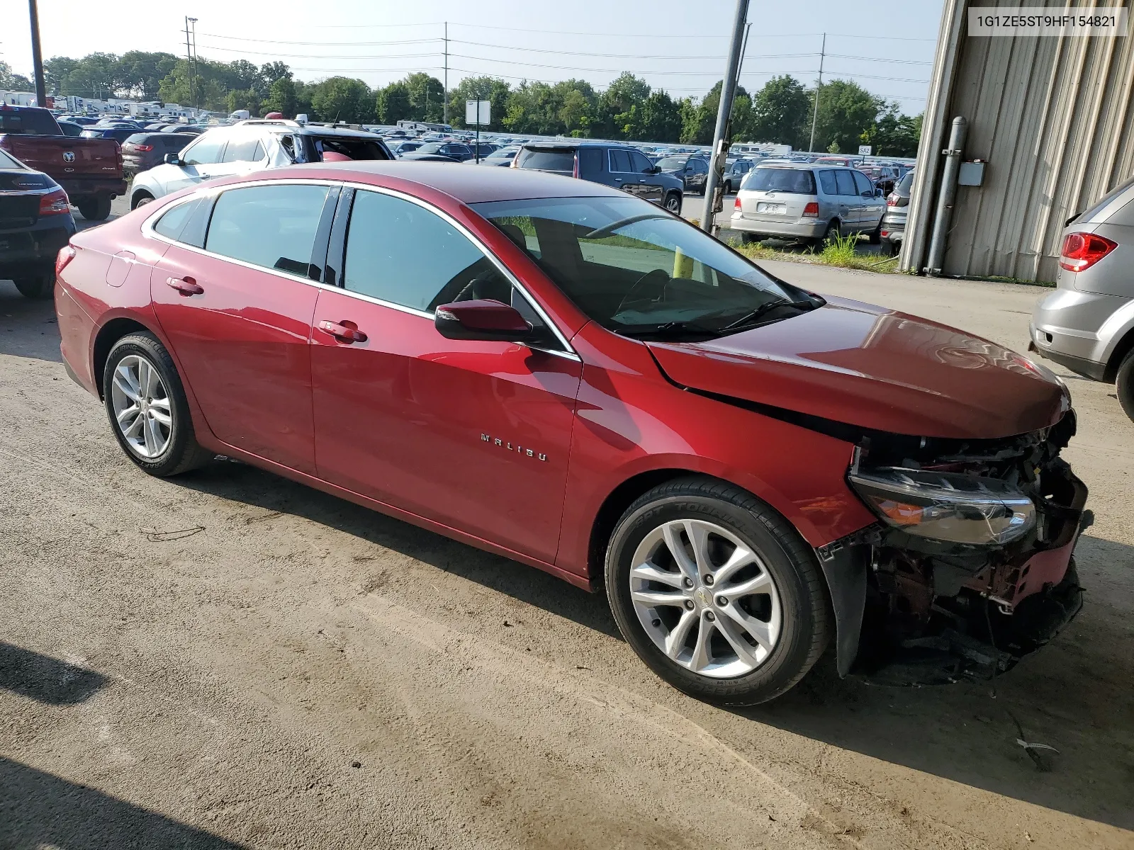 2017 Chevrolet Malibu Lt VIN: 1G1ZE5ST9HF154821 Lot: 64368014