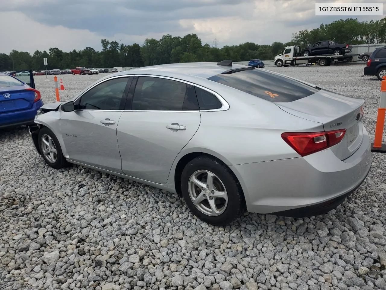 2017 Chevrolet Malibu Ls VIN: 1G1ZB5ST6HF155515 Lot: 64596604