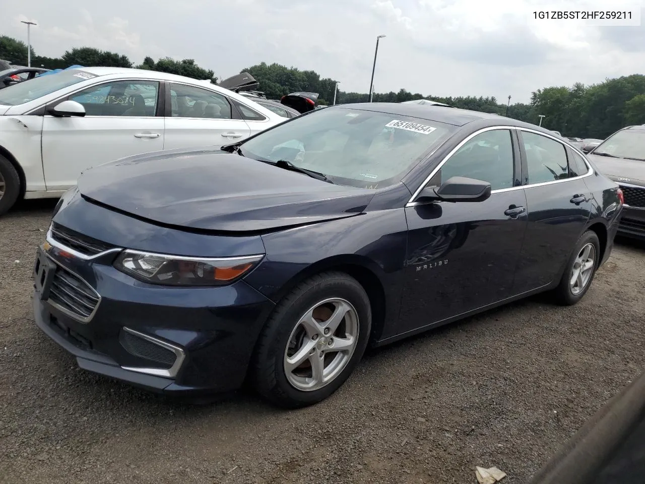 1G1ZB5ST2HF259211 2017 Chevrolet Malibu Ls