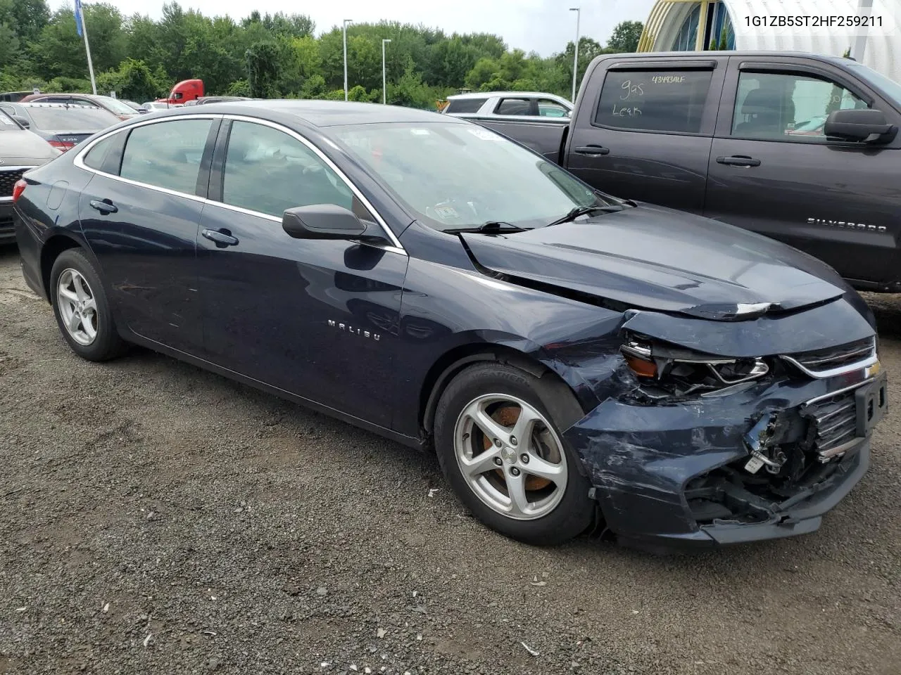 2017 Chevrolet Malibu Ls VIN: 1G1ZB5ST2HF259211 Lot: 65109454