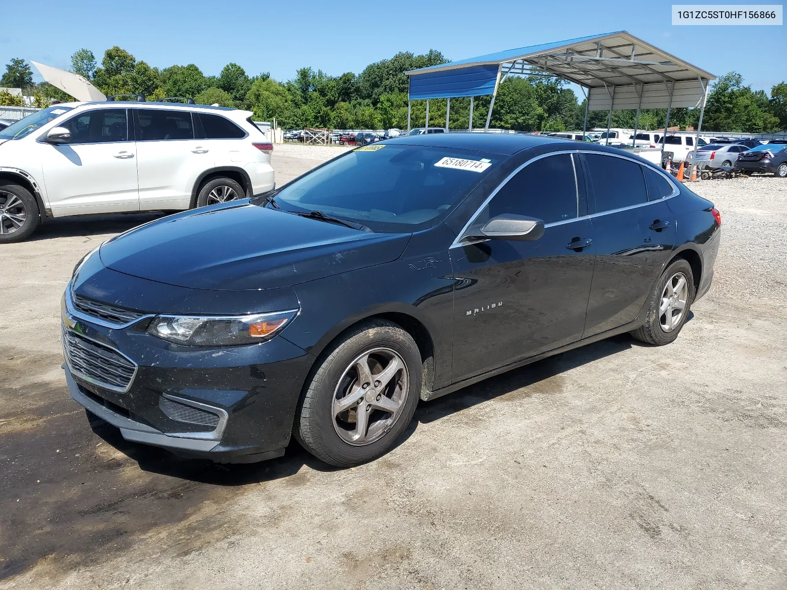 1G1ZC5ST0HF156866 2017 Chevrolet Malibu Ls