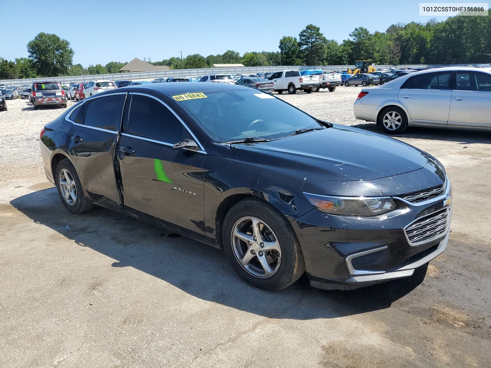 2017 Chevrolet Malibu Ls VIN: 1G1ZC5ST0HF156866 Lot: 65180714