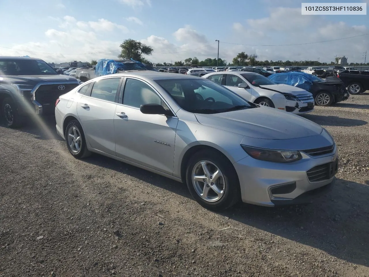 2017 Chevrolet Malibu Ls VIN: 1G1ZC5ST3HF110836 Lot: 65655864