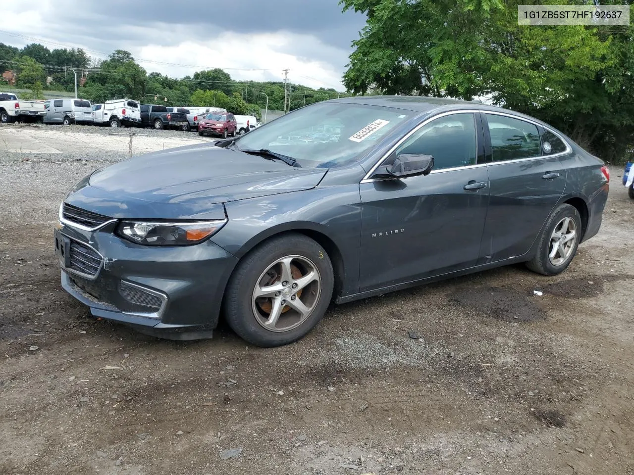 2017 Chevrolet Malibu Ls VIN: 1G1ZB5ST7HF192637 Lot: 66368674