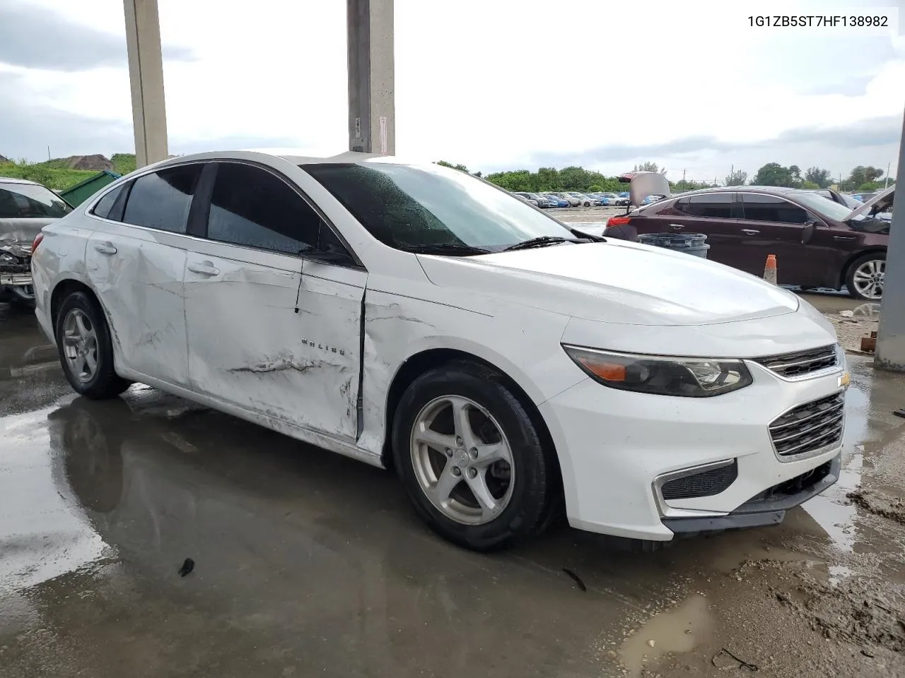 2017 Chevrolet Malibu Ls VIN: 1G1ZB5ST7HF138982 Lot: 66398634