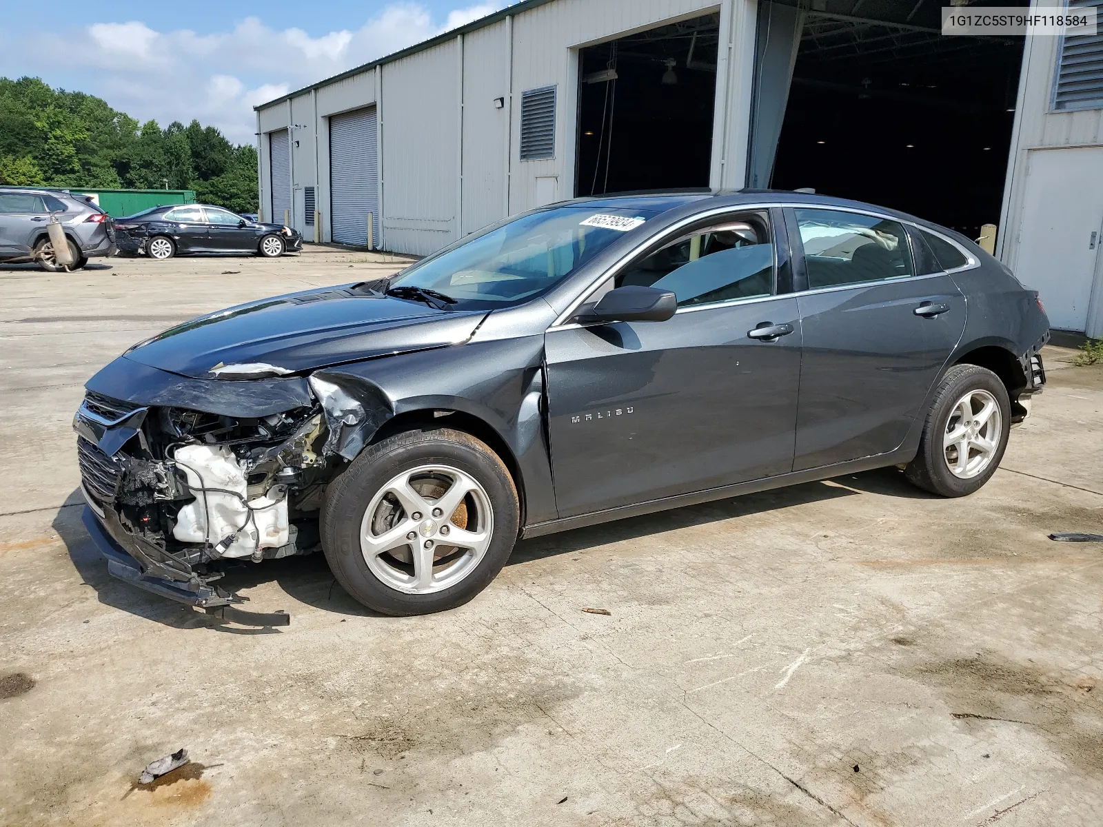 2017 Chevrolet Malibu Ls VIN: 1G1ZC5ST9HF118584 Lot: 66579934