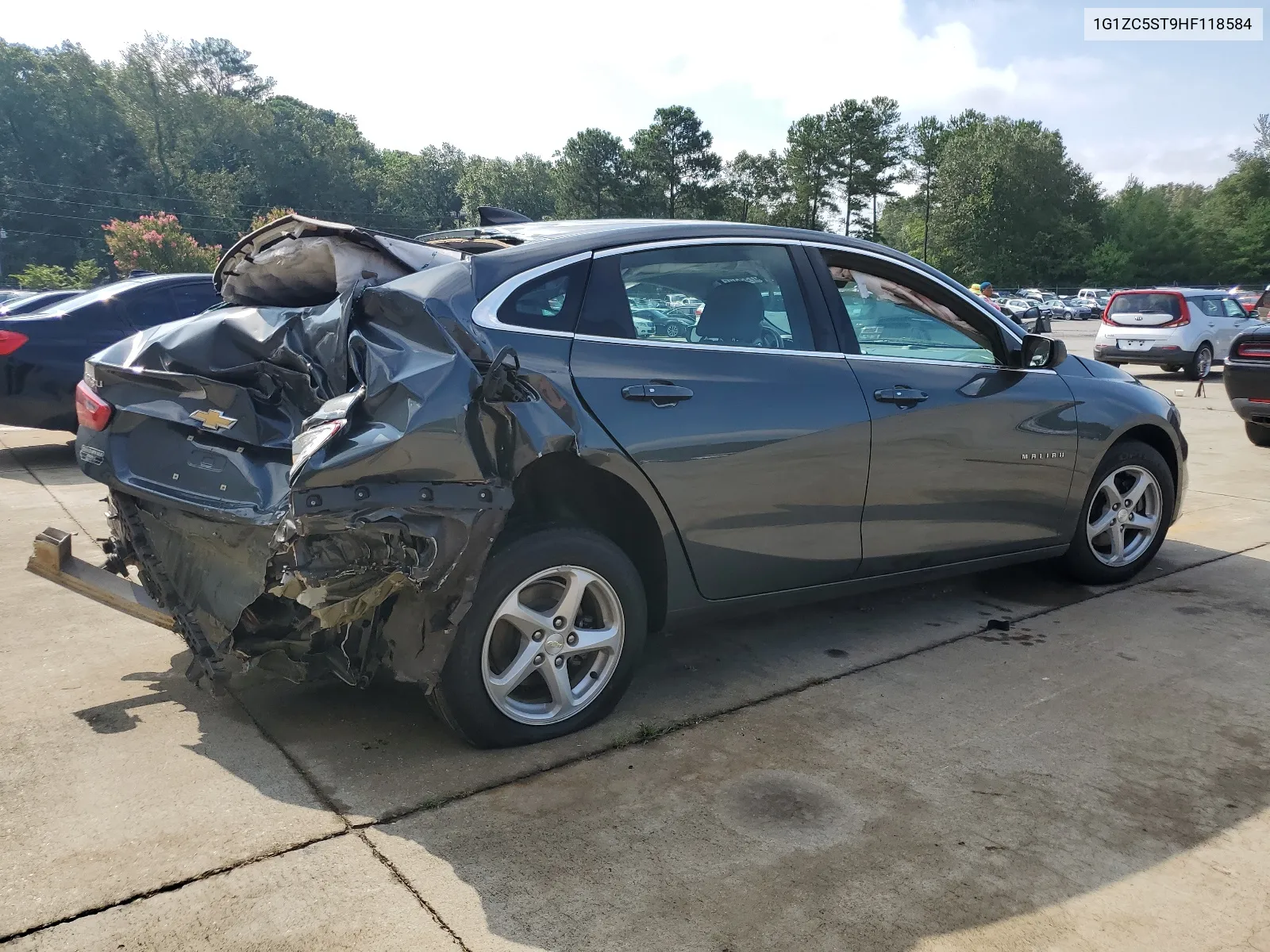 2017 Chevrolet Malibu Ls VIN: 1G1ZC5ST9HF118584 Lot: 66579934