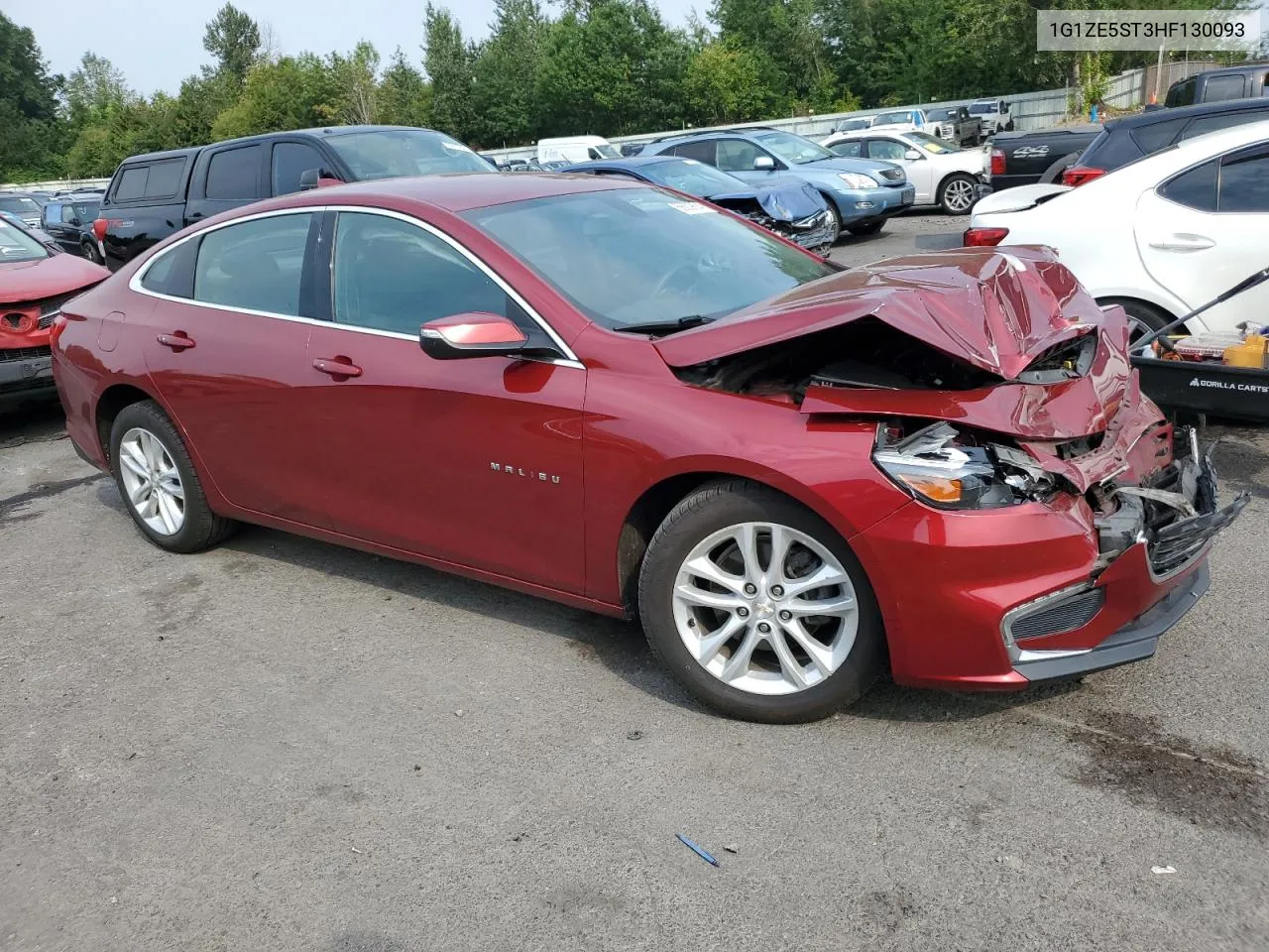 1G1ZE5ST3HF130093 2017 Chevrolet Malibu Lt