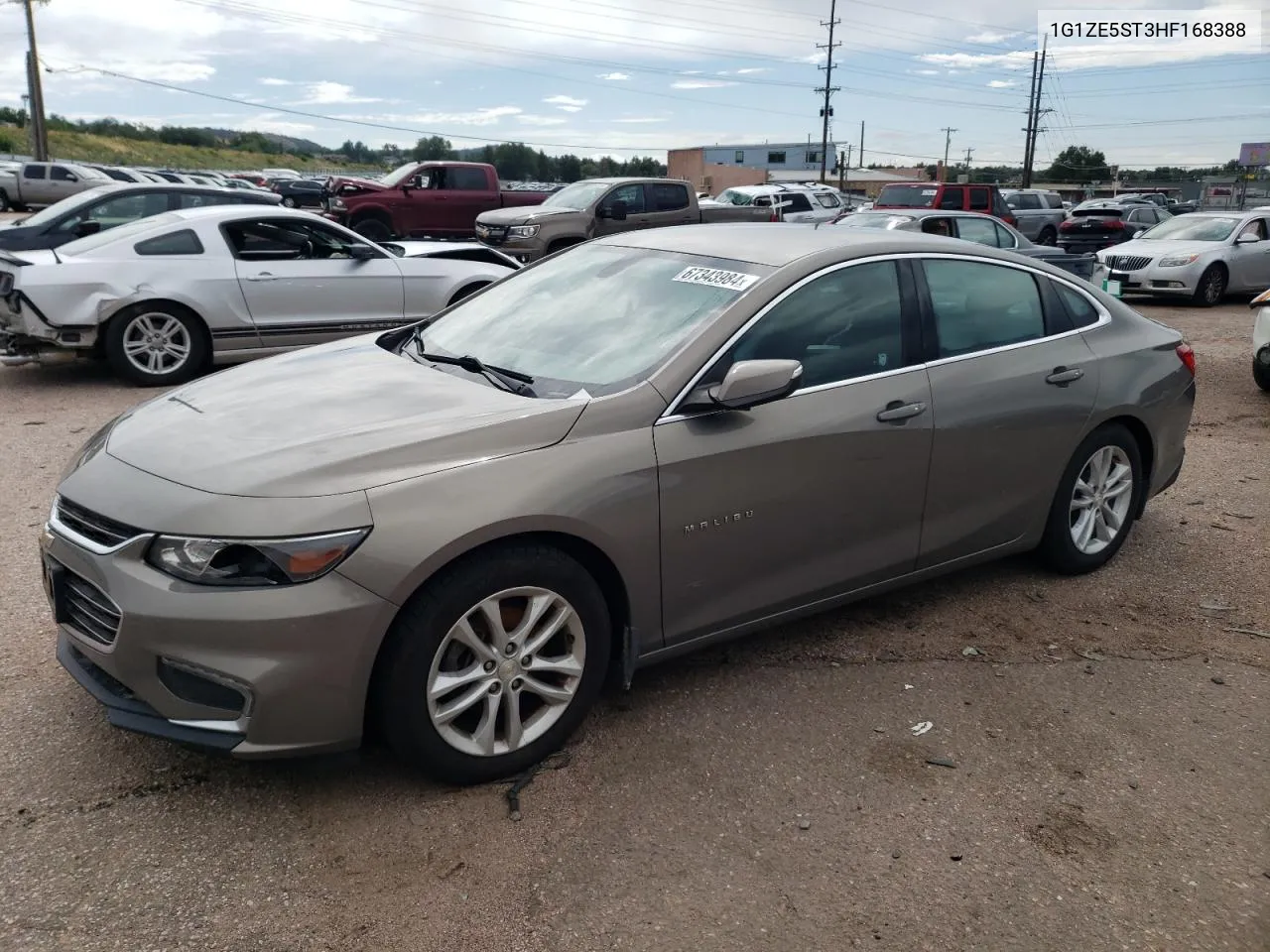 2017 Chevrolet Malibu Lt VIN: 1G1ZE5ST3HF168388 Lot: 67343984