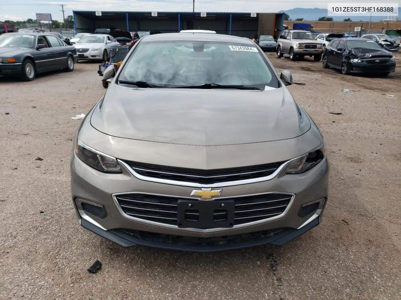 2017 Chevrolet Malibu Lt VIN: 1G1ZE5ST3HF168388 Lot: 67343984