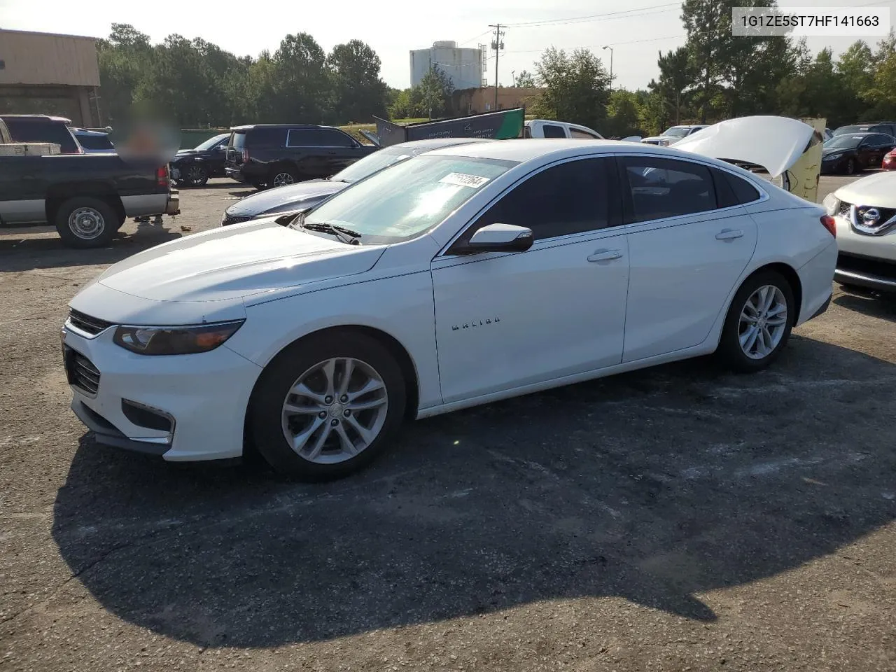 2017 Chevrolet Malibu Lt VIN: 1G1ZE5ST7HF141663 Lot: 67552264