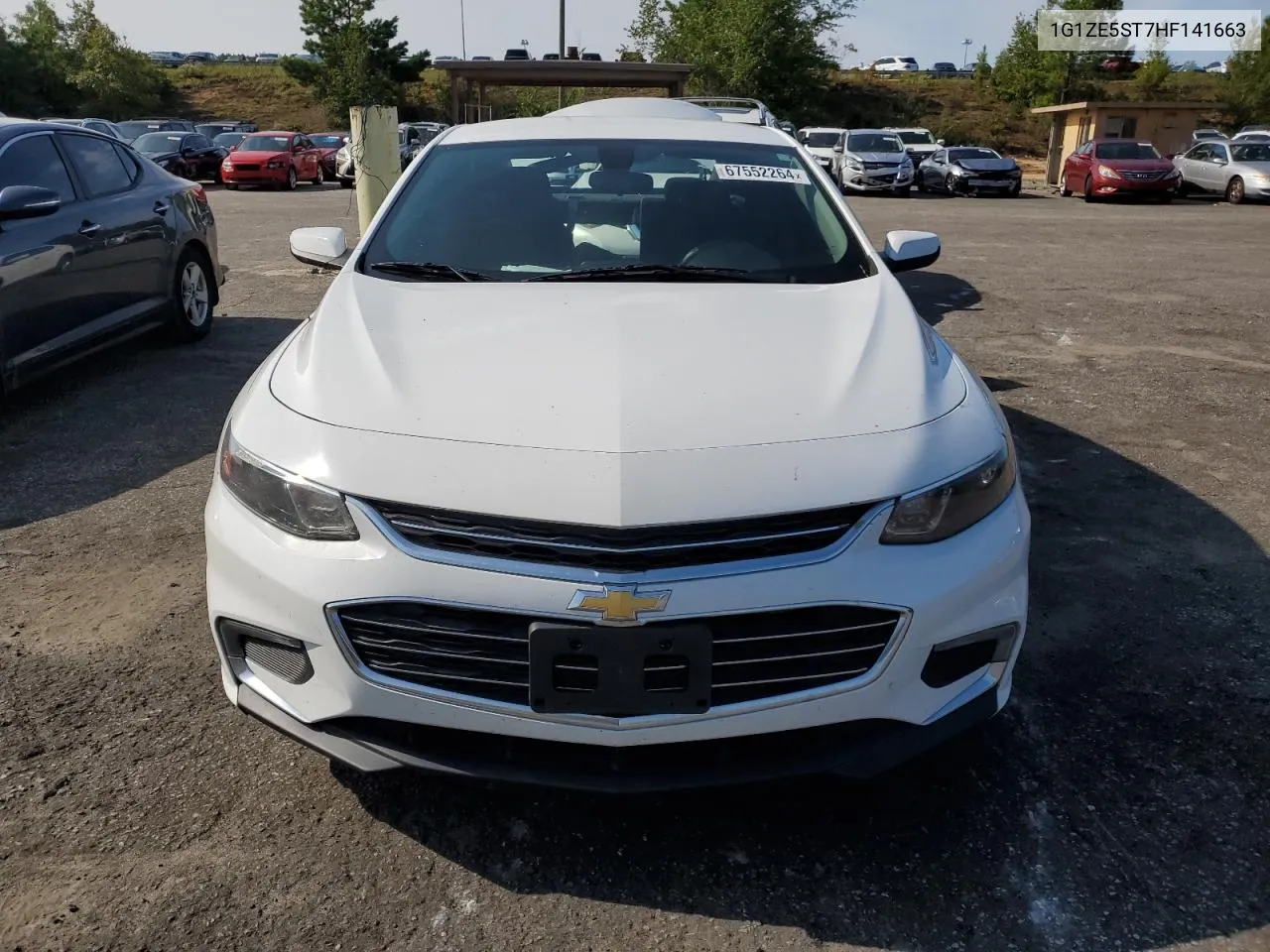 2017 Chevrolet Malibu Lt VIN: 1G1ZE5ST7HF141663 Lot: 67552264