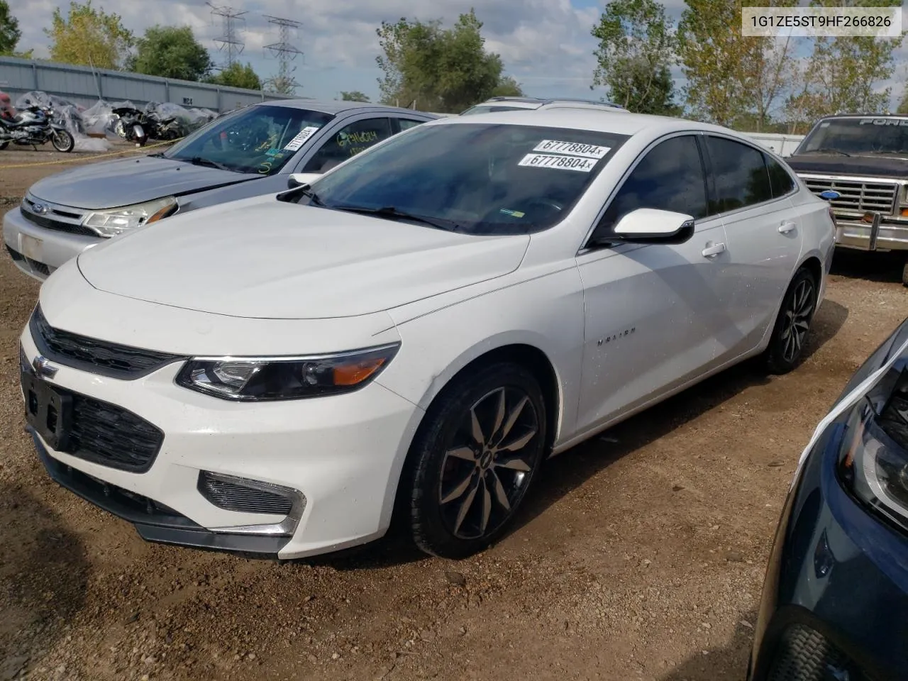 2017 Chevrolet Malibu Lt VIN: 1G1ZE5ST9HF266826 Lot: 67778804