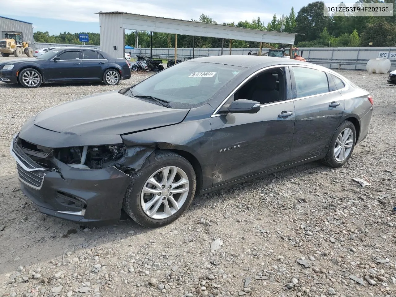 2017 Chevrolet Malibu Lt VIN: 1G1ZE5ST9HF202155 Lot: 67819484