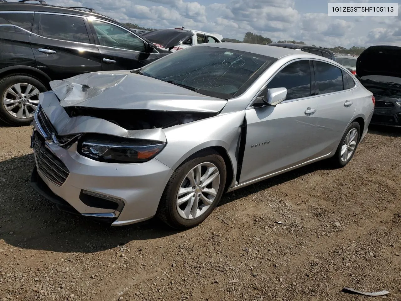 2017 Chevrolet Malibu Lt VIN: 1G1ZE5ST5HF105115 Lot: 67881534