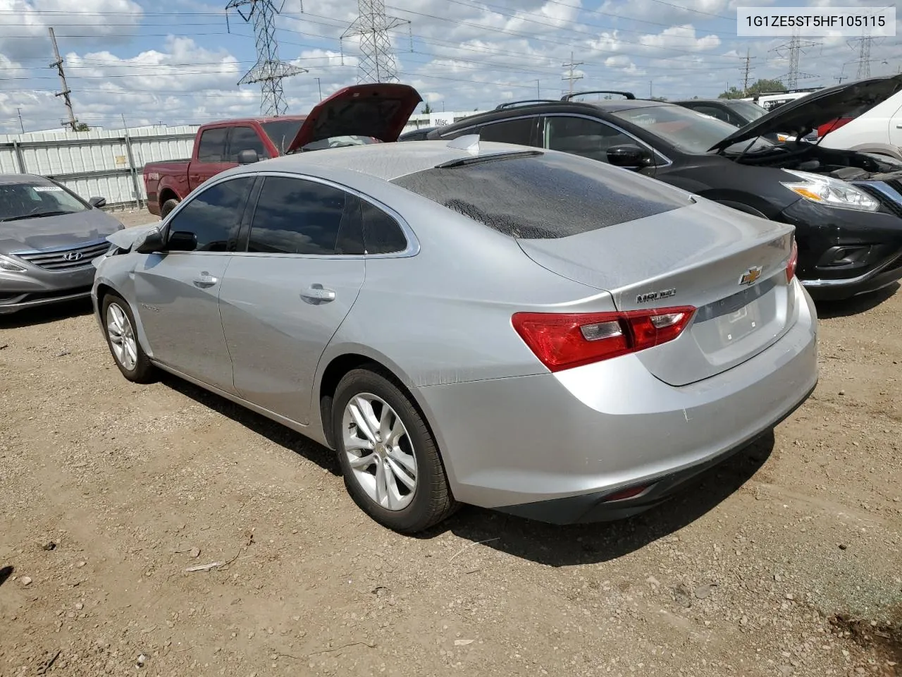 2017 Chevrolet Malibu Lt VIN: 1G1ZE5ST5HF105115 Lot: 67881534