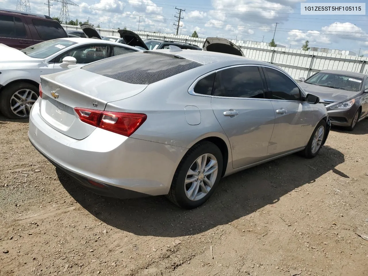 2017 Chevrolet Malibu Lt VIN: 1G1ZE5ST5HF105115 Lot: 67881534