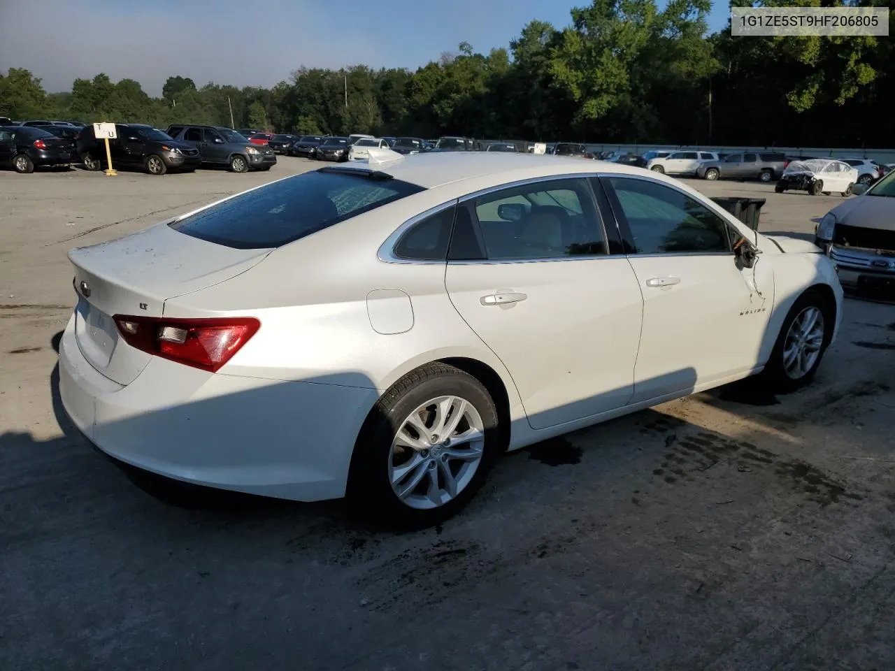 2017 Chevrolet Malibu Lt VIN: 1G1ZE5ST9HF206805 Lot: 68051464