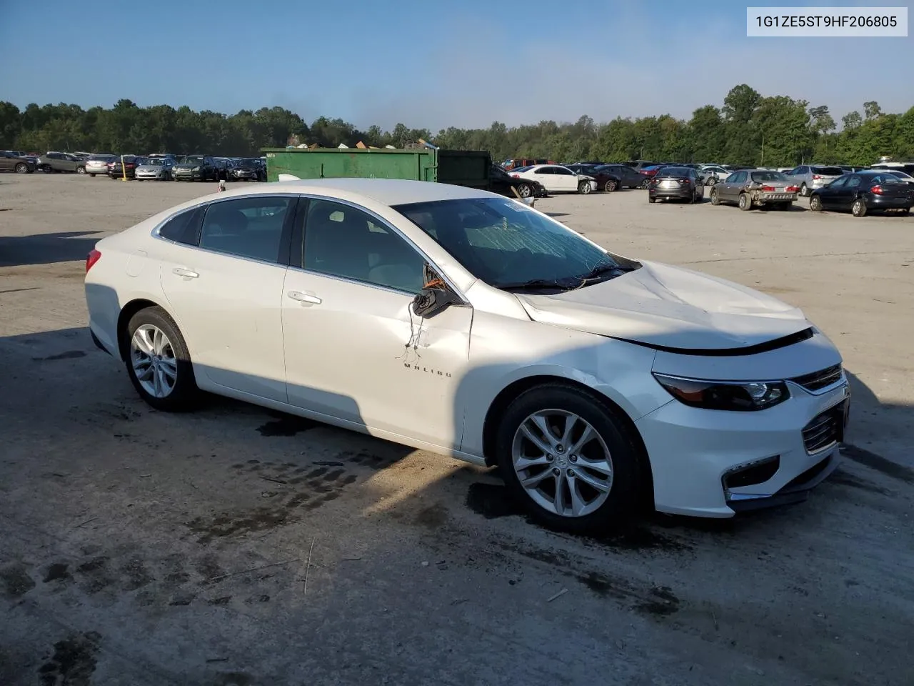 2017 Chevrolet Malibu Lt VIN: 1G1ZE5ST9HF206805 Lot: 68051464