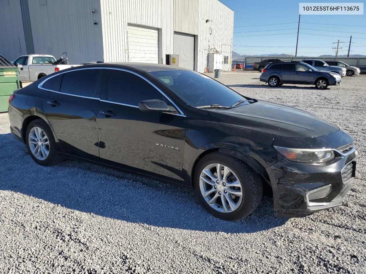 2017 Chevrolet Malibu Lt VIN: 1G1ZE5ST6HF113675 Lot: 68181414