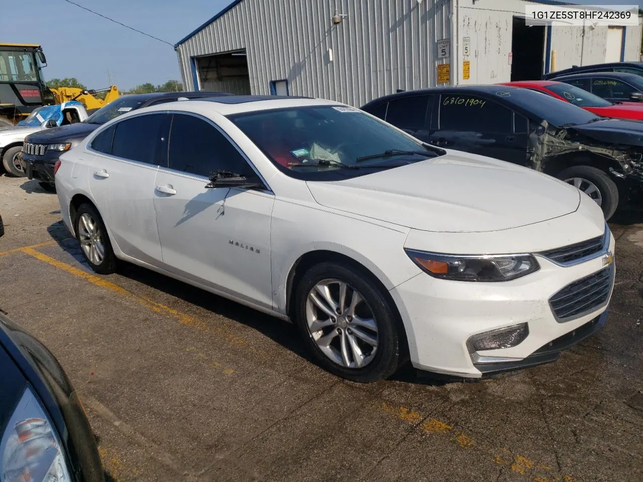 2017 Chevrolet Malibu Lt VIN: 1G1ZE5ST8HF242369 Lot: 68472684